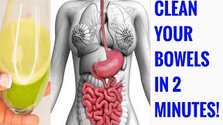 How To Empty Your Bowels In Just 2 Minutes Clean Your Colon Improve Digestion [upl. by Philpot966]