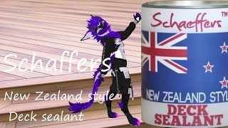 Schaffers New Zealand style deck sealant furry vrcfurries nardodragon mayu vrchat memes [upl. by Oeak]