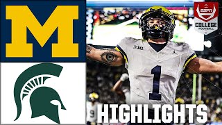 Michigan Wolverines vs Michigan State Spartans  Full Game Highlights [upl. by Weissmann]