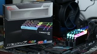 พรีวิว GSKILL TRIDENT Z RGB 32GB DDR43200 8GBx4 [upl. by Philander]