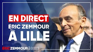 Éric Zemmour  Meeting sur le Pouvoir dAchat à Lille [upl. by Eugilegna]