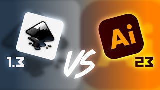 Inkscape 13 VS Adobe Illustrator  2023 Comparison [upl. by Noslen899]