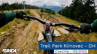 Trail Park Klinovec  DH trail full run  Czechia 082023 [upl. by Tsai]