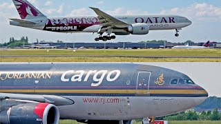 LIEGE AIRPORT PLANESPOTTING JUNE 2023 WITH ROYAL JORDANIA AIRBUS A310 AND ANTONOV AN12 [upl. by Howell]