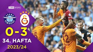 Yukatel Adana Demirspor 03 Galatasaray  34 Hafta  Trendyol Süper Lig 20232024 [upl. by Massie889]