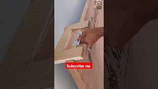 hinges fiting very easy woodworking​ carpentry​ shortvideo​ [upl. by Maunsell]