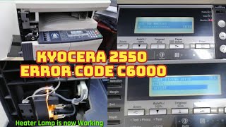 How to Fix Kyocera 2550 Error C6000 [upl. by Spike699]