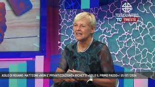 ASILO DI ROIANO MATTEONI «NON E PRIVATIZZAZIONE» RICHETTI «SOLO IL PRIMO PASSO»  01072024 [upl. by Thursby]