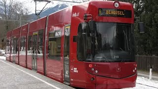 Innsbruck Straßenbahn  Innsbruck Tramways  Route 6 [upl. by Cardie]