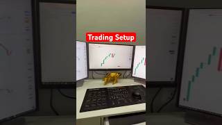 New Trading Setup 3 Screen Monitor Trading Setup Short sharemarket [upl. by Gable]