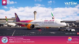 🔴 PART II WorldFlight 2024 Perth to Jakarta WF2403  VATSIM Livestream 🔴 [upl. by Annahvas]