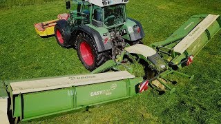 1 Schnitt 2019  Fendt 716 Vario  Krone EASYCUT B950 Collect [upl. by Norel]