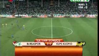 Bursaspor 6  0 Kups Kuopio  Teksasorg [upl. by Olzsal]