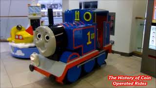 1990s RG Mitchell Coin Operated Steam Engine Kiddie Ride  Thomas the Tank Engine [upl. by Portugal]