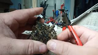 How to remove the Regula lock washer Eclip or compression clips from a Cuckoo clock movement [upl. by Lenore]