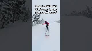 Ski season is here skimountain snowboarding winter skiingadventure [upl. by Anavlys]