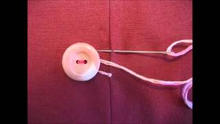 How to Make a Hand Stitched Button Loop [upl. by Naivaf11]