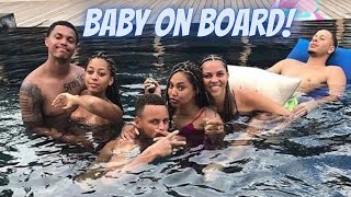 Steph Curry amp Family Celebrate Pregnancy [upl. by Rma]