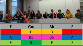 Marry You  Bruno Mars  mit Boomwhackers [upl. by Altheta955]