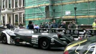 London Start Gumball 3000 Rally 2010 Saturday 1 May 2010 Morning walkaround 1 Part 1 of 3 [upl. by Woodsum943]