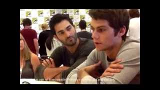 Interview with Tyler Hoechlin and Dylan OBrien at SDCC2013 [upl. by Riha]