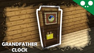 ☞ ͡° ͜ʖ ͡°☞ Minecraft l How to make a Grandfather clock [upl. by Couhp742]