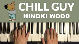 Gia Margaret  Hinoki Wood Piano Tutorial Lesson  Chill Guy Meme Song [upl. by Nnylylloh]