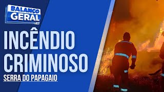 DOIS HOMENS SÃO PRESOS SUSPEITOS DE PROVOCAR INCÊNDIO NA SERRA DO PAPAGAIO [upl. by Aerdnael]