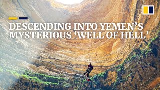 Into the ‘Well of Hell’ cavers get to the bottom of Yemen’s Well of Barhout [upl. by Flor935]