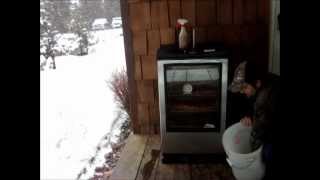 Ribs on the masterbuilt 40quot window smoker [upl. by Keating]