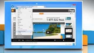 How to view privacy report of a webpage in Internet Explorer® 10 on Windows® 8 [upl. by Elocin]