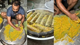 Bulk Making of Gujarat Famous Patra in Surat Rs280 Only  Indian Street Food [upl. by Redle744]