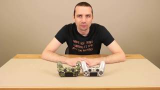 Sonys Newest Controllers  Unboxing and Review of the Green Camo and Silver DS4 [upl. by Eednyl]