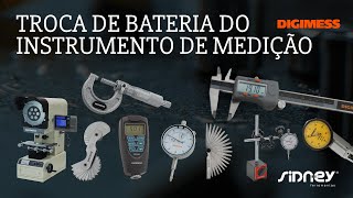 Troca de Bateria do Instrumento de Medição [upl. by Aicekat]