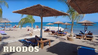 Stegna beach  Rhodes Greece 4k Ultra HD 60fps [upl. by Jarlath71]