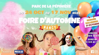 Foire dautomne de Nancy Teaser 2024 quotTechno versionquot [upl. by Oralee835]