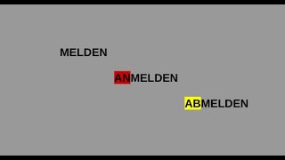 Melden amp Anmelden amp Abmelden [upl. by Brinn]