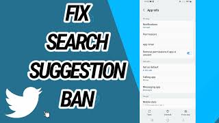 How To Fix And Solve Search Suggestion Ban On Twitter App [upl. by Hite726]