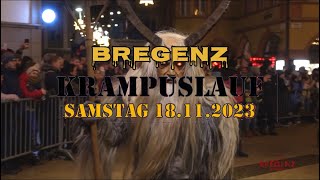 KRAMPUSLAUF SAMSTAG 18112023 Bregenz [upl. by Melac]