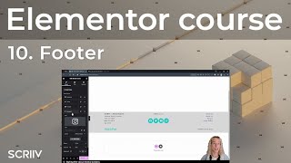 Elementor Tutorial 10  Elementor Footer [upl. by Remliw]