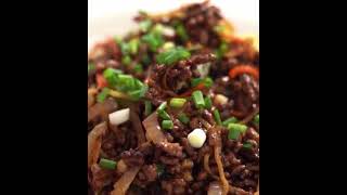 Hoisin beef noodles  stir fry beef noodles  delicious food Quick and easy cooking shorts [upl. by Nevet]