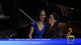 Corato  quotMusicisti per lUcrainaquot un concerto di beneficenza [upl. by Fisa294]