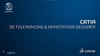 3D Tolerancing and Annotation Designer  3DEXPERIENCE [upl. by Eirelav223]