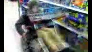 Wheelchair wheelie Walmart from 2006 [upl. by Joaquin]