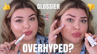 FULL FACE OF GLOSSIER MAKEUP  IS IT WORTH THE HYPE [upl. by Oilasor]