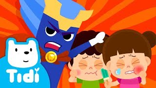 Chika Chika ToothbrushMan ♪ Brush You Teeth  Tooth Brushing Song  Good Habits ★TidiKids [upl. by Ardehs]