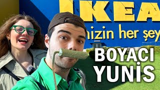 Salonu Boyadık IKEA Turu Anneye Sürpriz  Boyacı Yunis [upl. by Annyl]