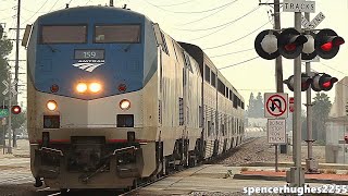 2024 Amtrak Metrolink BNSF amp Union Pacific Trains South amp East Los Angeles [upl. by Kleper]