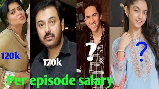 Mayie ri drama cast per episode salary samar jafri salary [upl. by Uziel]