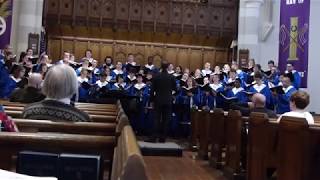 LVC Concert Choir Perform quotKyla Vuotti Uutta Kuutaquot [upl. by Coheman565]